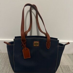 Dooney and bourke dark blue bag